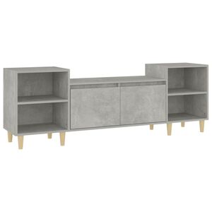 vidaXL betonsz&uuml;rke szerelt fa TV-szekr&eacute;ny 160x35x55 cm