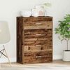 vidaXL Széf fiókkal Öreg fa 60 x 31 x 84 cm Faanyag