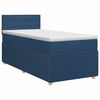 vidaXL Boxspring &aacute;gy matraccal fejt&aacute;ml&aacute;val K&eacute;k 100 x 200 cm Sz&ouml;vet