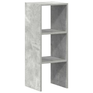 vidaXL betonsz&uuml;rke szerelt fa k&ouml;nyvespolc halmozhat&oacute; 30 x 30 x 80 cm