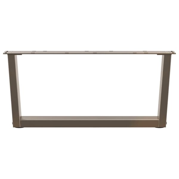 vidaXL 2 db V-alak&uacute; nat&uacute;r ac&eacute;l doh&aacute;nyz&oacute;asztal l&aacute;b 70 x (30-31,3) cm