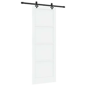 vidaXL Cs&uacute;sz&oacute; ajt&oacute; ORKDAL 83 x 232 cm T&ouml;m&ouml;r Fenyőfa Feh&eacute;r