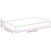 vidaXL 2 db t&ouml;lgysz&iacute;nű &eacute;s feh&eacute;r MDF lebegő fali polc 50 x 23 x 3,8 cm