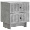 vidaXL &Eacute;jjeliszekr&eacute;ny Betonsz&uuml;rke 43 x 34,5 x 47,5 cm Szerelt Fa