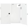 vidaXL Darts szekr&eacute;ny BREDA Magasf&eacute;nyű Feh&eacute;r 52,5 x 10,5 x 53,5 cm
