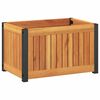 vidaXL t&ouml;m&ouml;r ak&aacute;cfa &eacute;s ac&eacute;l kerti vir&aacute;gtart&oacute; 45 x 30 x 27,5 cm