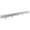 vidaXL Fűszeg&eacute;lyez&eacute;s 10 pcs 100 x 12 cm Ac&eacute;l Ez&uuml;st