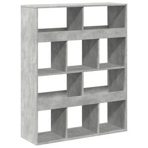 vidaXL betonsz&uuml;rke szerelt fa t&eacute;relv&aacute;laszt&oacute; 100 x 33 x 125,5 cm