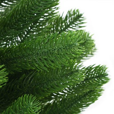 vidaXL zöld műkarácsonyfa élethű tűlevelekkel 180 cm
