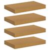 vidaXL Falpolc 4 db B&eacute;zs 40 x 23,5 x 3,8 cm Szerelt Fa
