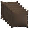 vidaXL P&aacute;rna huzat 6 pcs HOUTEN T&oacute;psz&iacute;nű 80 x 80 cm Műlensz&ouml;vet