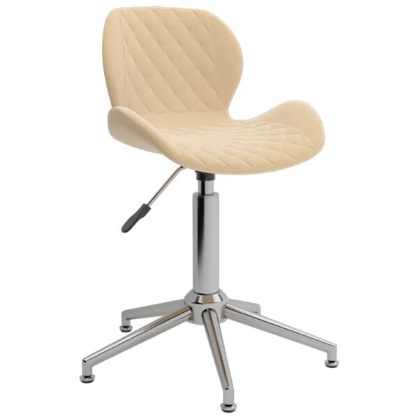 vidaXL 2 db kr&eacute;msz&iacute;nű b&aacute;rsony forg&oacute; &eacute;tkezősz&eacute;k