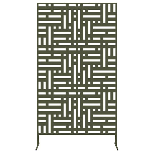 vidaXL Mag&aacute;nszf&eacute;ra K&eacute;pernyő Ol&iacute;vaz&ouml;ld Ac&eacute;l