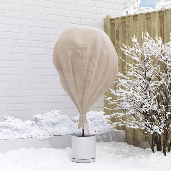 vidaXL Fagy Elleni N&ouml;v&eacute;ny Fl&iacute;z B&eacute;zs 100 x 3,2 m Nemes sz&ouml;vet