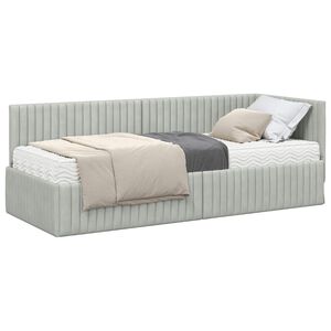 vidaXL Sarok &Aacute;gykeret Matraccal 2 db Vil&aacute;gossz&uuml;rke 80 x 200 cm B&aacute;rsony
