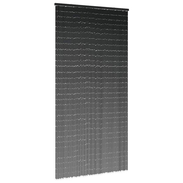 vidaXL rovaros ajtófüggöny Sötétszürke 100x220 cm bambusz