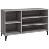 vidaXL sz&uuml;rke sonoma sz&iacute;nű szerelt fa cipősszekr&eacute;ny 102x36x60 cm