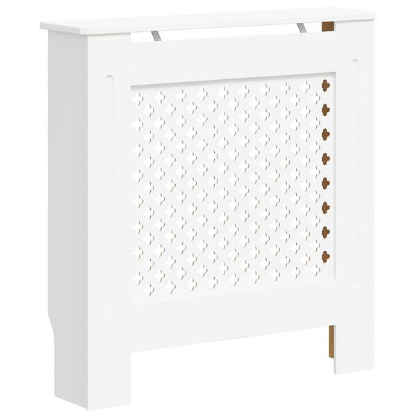 vidaXL feh&eacute;r MDF radi&aacute;torburkolat 78 cm