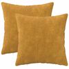 vidaXL P&aacute;rna 2 db HEERLEN S&aacute;rga 40 x 40 cm Mikrosz&aacute;las Pl&uuml;ss