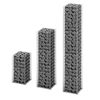 vidaXL 3 db gabion kos&aacute;r horganyzott dr&oacute;tb&oacute;l