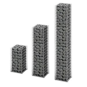 vidaXL 3 db gabion kos&aacute;r horganyzott dr&oacute;tb&oacute;l
