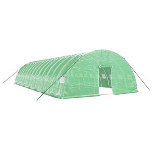 vidaXL z&ouml;ld ac&eacute;lv&aacute;zas melegh&aacute;z 84 m&sup2; 14 x 6 x 2,85 m