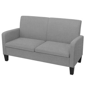 vidaXL 2 szem&eacute;lyes vil&aacute;gossz&uuml;rke kanap&eacute; 135 x 65 x 76 cm