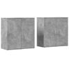 vidaXL 2 db betonsz&uuml;rke szerelt fa t&aacute;lal&oacute;szekr&eacute;ny 79 x 38 x 80 cm