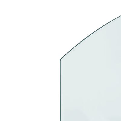 vidaXL kandalló-üveglap 80 x 50 cm