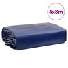 vidaXL kék ponyva 4 x 8 m 650 g/m²