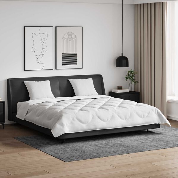 vidaXL Paplan p&aacute;rn&aacute;val 3 pcs Feh&eacute;r Mikrosz&aacute;l