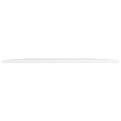 vidaXL 4 db magasfényű fehér forgácslap könyvespolc lap 80x30x1,5 cm