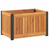 vidaXL t&ouml;m&ouml;r ak&aacute;cfa &eacute;s ac&eacute;l kerti vir&aacute;gtart&oacute; 45 x 30 x 27,5 cm
