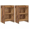 vidaXL &Eacute;jjeliszekr&eacute;nyek 2 db Antik Fa 40 x 30 x 60 cm Szerelt Fa