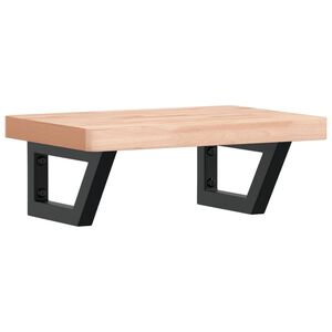 vidaXL ac&eacute;l &eacute;s t&ouml;m&ouml;r b&uuml;kkfa falra szerelhető mosd&oacute;polc