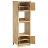vidaXL Cabinet ajt&oacute;val SKI M&eacute;zes Barna 66 x 58 x 207 cm T&ouml;m&ouml;r fenyőfa