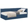 vidaXL Sarok &Aacute;gykeret Matraccal 2 db K&eacute;k 90 x 200 cm B&aacute;rsony