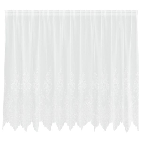 vidaXL Csipk&eacute;s F&uuml;gg&ouml;ny f&uuml;gg&ouml;ny&ouml;kkel Feh&eacute;r 180 x 300 cm Poli&eacute;szter