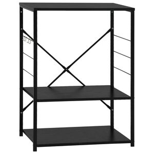 vidaXL fekete szerelt fa mikrohull&aacute;m&uacute; szekr&eacute;ny 60 x 39,6 x 79,5 cm