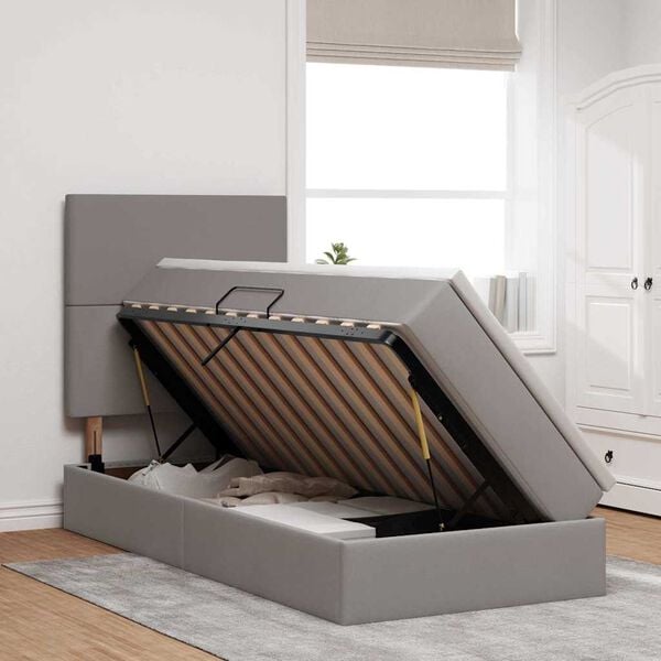 vidaXL &Aacute;gy t&aacute;rol&oacute;val &eacute;s matraccal T&oacute;psz&iacute;nű 100 x 200 cm Poli&eacute;szter