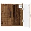 vidaXL Darts szekr&eacute;ny HAARLEM Antik Fa 52,5 x 10,5 x 53,5 cm