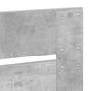 vidaXL Fejtámla fejtámlával Beton Szürke 75 cm Faanyag