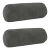 vidaXL P&aacute;rna huzat 2 pcs HEERLEN S&ouml;t&eacute;tsz&uuml;rke &Oslash; 15 x 40 cm B&aacute;rsony