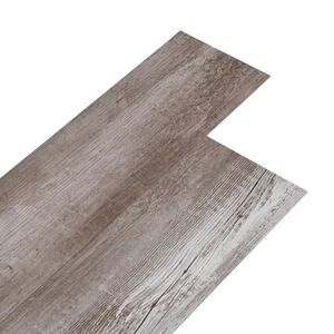 vidaXL &Ouml;ntapad&oacute;s PVC Padl&oacute; Deszk&aacute;k Matt Fa Barna 30,5 x 61 cm 28 db