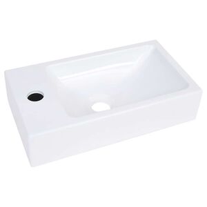 vidaXL feh&eacute;r SMC mosd&oacute;kagyl&oacute; 400 x 220 x 90 mm