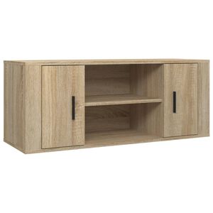 vidaXL sonoma t&ouml;lgysz&iacute;nű szerelt fa TV-szekr&eacute;ny 100 x 35 x 40 cm