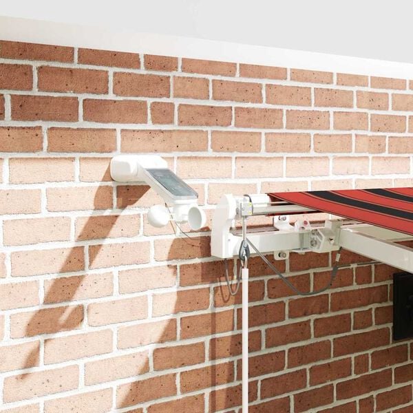 vidaXL Beh&uacute;zhat&oacute; napellenző Narancs &eacute;s Barna 450 &times; 300 cm