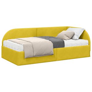 vidaXL Sarok &Aacute;gykeret Matraccal 2 db S&aacute;rga 80 x 200 cm B&aacute;rsony