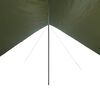 vidaXL olívazöld vízálló kempingponyva 438x376x212 cm