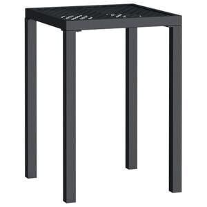 vidaXL antracitsz&uuml;rke ac&eacute;l kerti asztal 50 x 50 x 72 cm